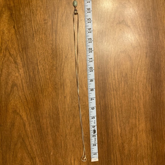 Jade and Gold Filled Necklace - Picture 4 of 4